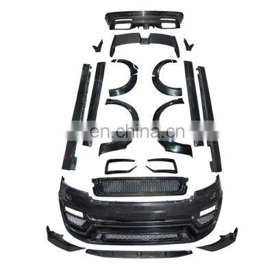 CMST style Widebody kit for Land Range Rover Velar front bumper rear bumper and wide flare for Land Range Rover Velar facelift