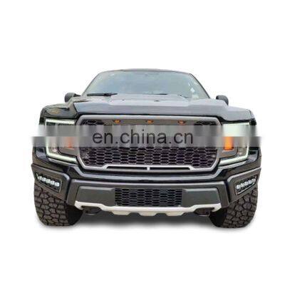 Body Kits For 2020 F150 Upgrade for Raptor 2021Facelift Conversion Body Kits Front Bumper Grill