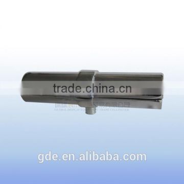 Metal chrome 25mm round pipe connector