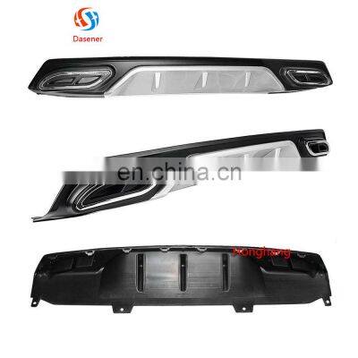 Honghang Factory Manufacture Car Auto Parts Spoiler Rear Bumper Lip Diffusers For Honda Civic 2016-2018