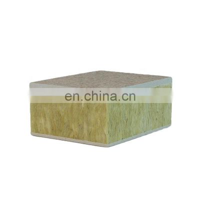 E.P Low Cost and Factory Cheap Prices Roof Insulation Fire Rated Exterior Wall Siding Rock Wool Sandwich Panel