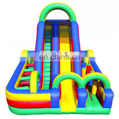 Commercial cheap inflatable land obstacle games inflatable obstacle course for sale
