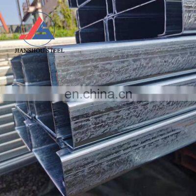 Light Weight Steel Roof Structure Prefabricated Types of Z galvanized steel Perforated Purlin C