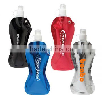 2013 Hot promotion gift 16oz foldable water bottle
