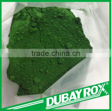 Chrome green oxide pigment use for concrete paint