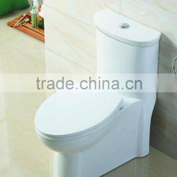 High quality bathroom siphonic dual flush one piece toilet/ceramic toilet seat 1051