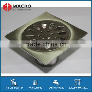 SS304/SS201 Stainless Steel Concrete Floor Drain