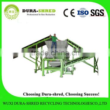 Dura-shred high efficiency used tire cutting machine for sale