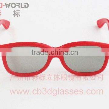 2015 promotion new fashion passive circular polarized 3d glasses, 3D-World Brand