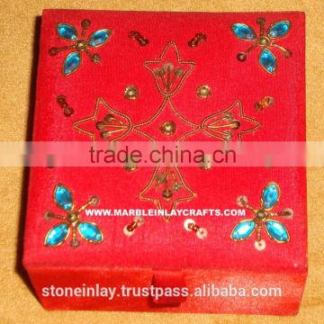 Handmade Embroidery Jewelry Box