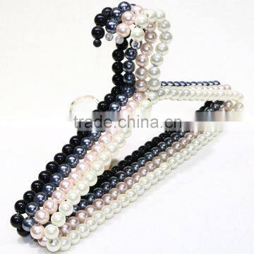 Triangle brilliant bulk beaded pearl clothes hanger