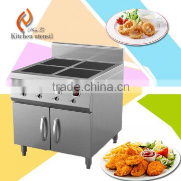 4 heads 3.5KW industrial stainless steel commercial electric induction stove wok for soup pot M435