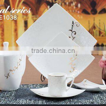 decal bone china korean dinnerware set with cheap price fo