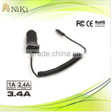 Good quality mini multiple mobile phone car charger for mobile phone