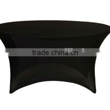 Black spandex/lycra table cover/table cloth