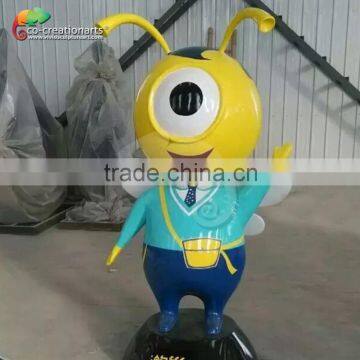 High quality cute FRP cartoon statue