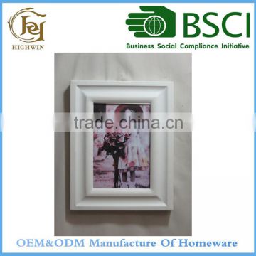 Wood Picture Photo Frame in white color