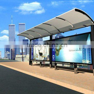 Innovative product one cabinet outdoor led bus stop sign for advertising