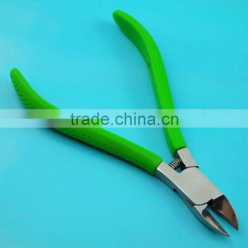 Green color nice design plastic cutter nipper