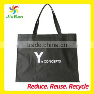 custom reusable shopping bags with 1 color logo printed
