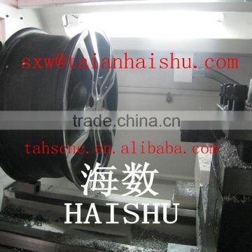 cnc wheel lathe with probes/cnc machine for alloy wheels