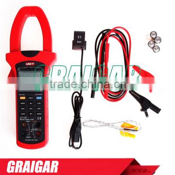 Uni-T UT231 Single-phase 2-wire True RMS Power Clamp Meter Power Factor Phase Angle 600KW USB Data Logging Analogue Bar Graph
