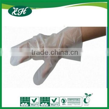 biodegradable plastic disposable gloves made from cornstarch