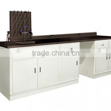 Heavy Duty Hospital Clean Room Dental Lab Table with Drawers, 1800lbs Capacity 48-60'' Depth x 30-36'' Height