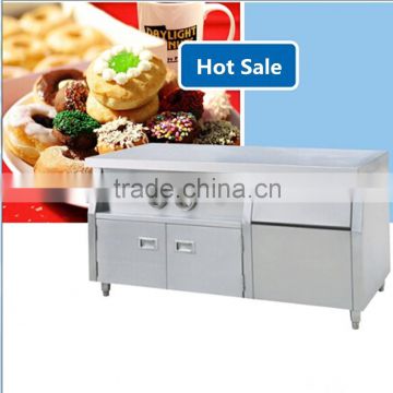 Commercial Stainless Steel Center Island With Dispenser Kitchen Equipments