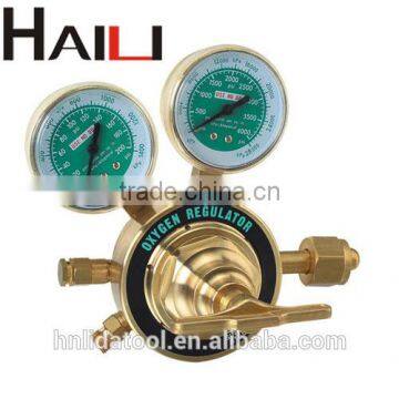 Heavy duty oxygen gas regulator with full brass material