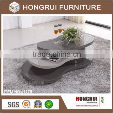Modern high end coffee table with adjustable legs in living room ,extendable function coffee table