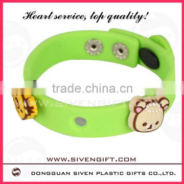 promotion rubber PVC bracelet