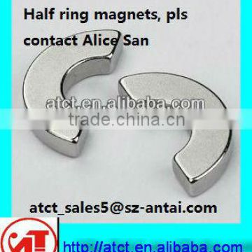 Customized Permanent half ring magnet