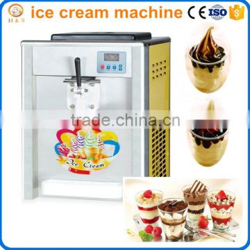 Desktop single head ice cream machine