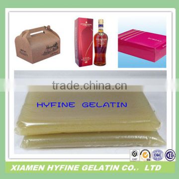 Industrial animal bone gelatin glue Gel glue for full automatic mahine