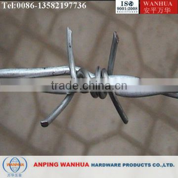 Double Strand 4 Points Barbed Wire Professional Factory ISO9001 )