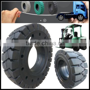 China good price forklift 7.00-12 18x7-8 pneumatic shaped Solid cushion tires with holes