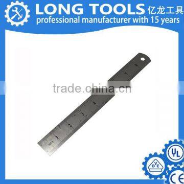 Customize 15cm 30cm promotional graduated steel ruler for office