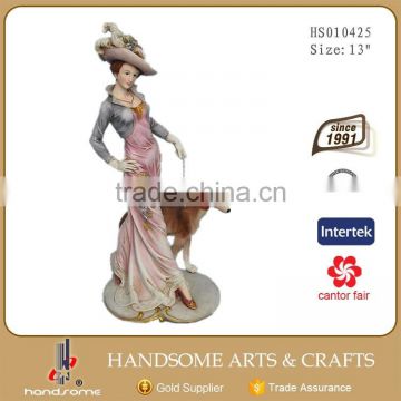 13 Inch Handicraft Resin Statue Mold Artificial Sex Lady Figure Images