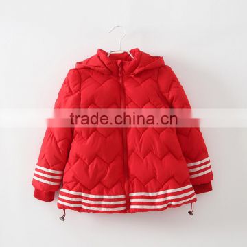 new design custom cheap fashion Children's grils winter jacket for wholesale