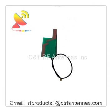 Embedded wifi antenna 2.4G 2dBi internal PCB custom antenna w/U.FL connector and rg 1.13 cable 60mm