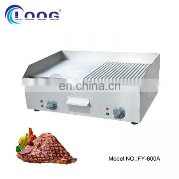 Factory Wholesale Stainless Steel Electric Flat Plate Griddle Commercial