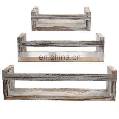 Modern decorative wall floating shelf for small decor objects