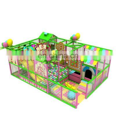 Popular Candy Style Multi-Zone Commercial Children Indoor Playground Kids Soft Play