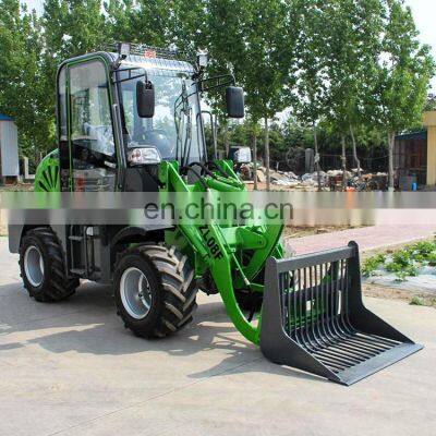 CE approved mini cheap mini loader 800kg ZL08 wheel loader compact for farm use