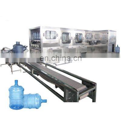 600BPH 5 gallon barrel water bottling machine / filling equipment / 20 ltr jar mineral water plant cost