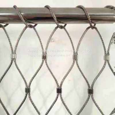 Convenient Transportation Stainless Steel Rope Net For Plant Climbing Structural Stability