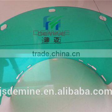 Polycarbonate thermoforming for shield cap