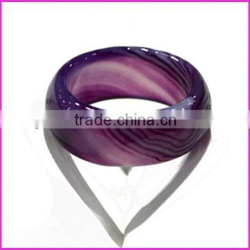 RG1038 Natural Purple Agate Gemstone Ring,Fashion Jewelry Ring