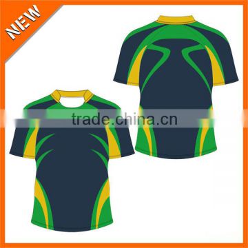 Factory custom Rugby Jersey, strong fabric rugby t shirt, rugby team cool dry jersey
